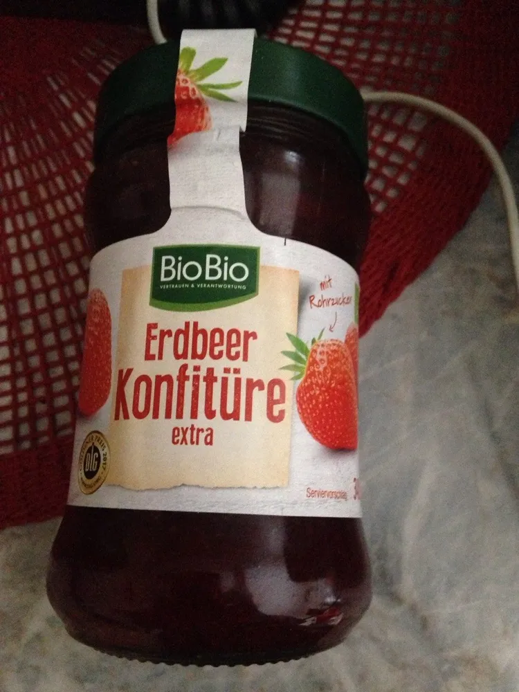 Biobio Konfitüre Extra, Erdbeere
