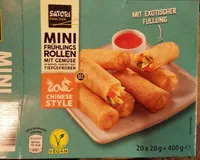 Minifrühlingsrollen mit Gemüse