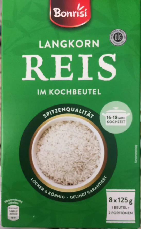 Langkorn Reis im Kochbeutel