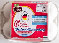 6 frische Eier aus Baden-Württemberg