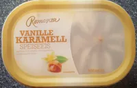 Vanille Karamell Speiseeis