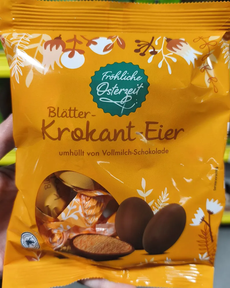 0,99€ 8 Zucker-Blätter-Krokant-Eier