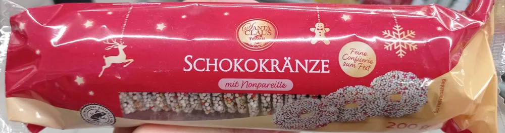 Schokokränze mit Nonpareille