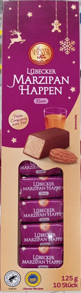 Lübecker Marzipan Happen Rum