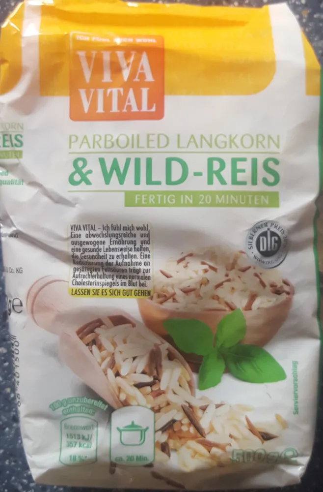 Parboiled Langkorn & Wild-Reis
