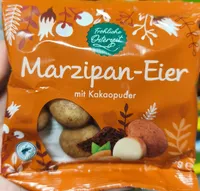 Marzipan-Eier mit Kakaopuder