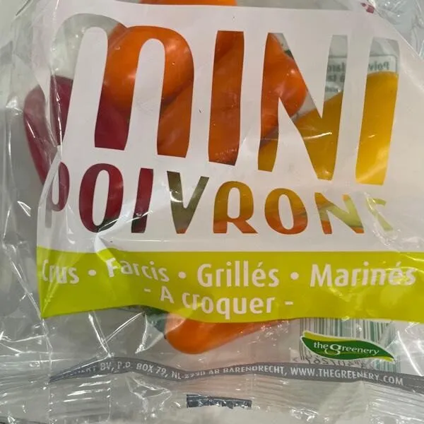 Poivrons (mini poivrons multicolores