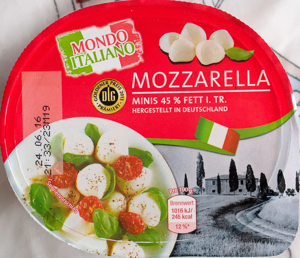 Mozzarella Minis 45 % Fett i. Tr.