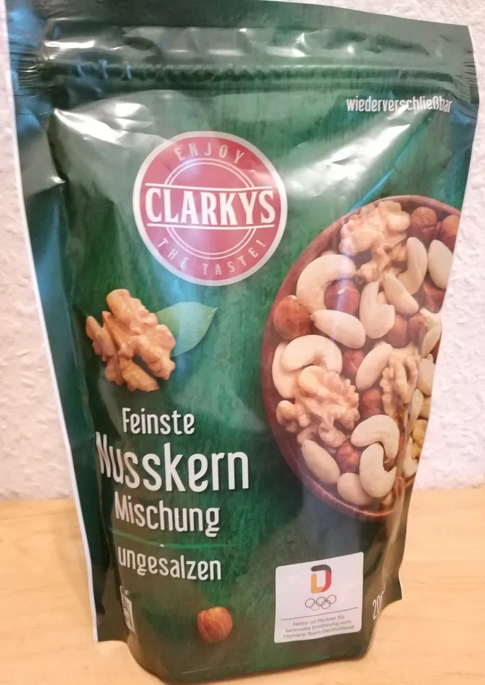 Feinste Nusskern-Mischung ungesalzen