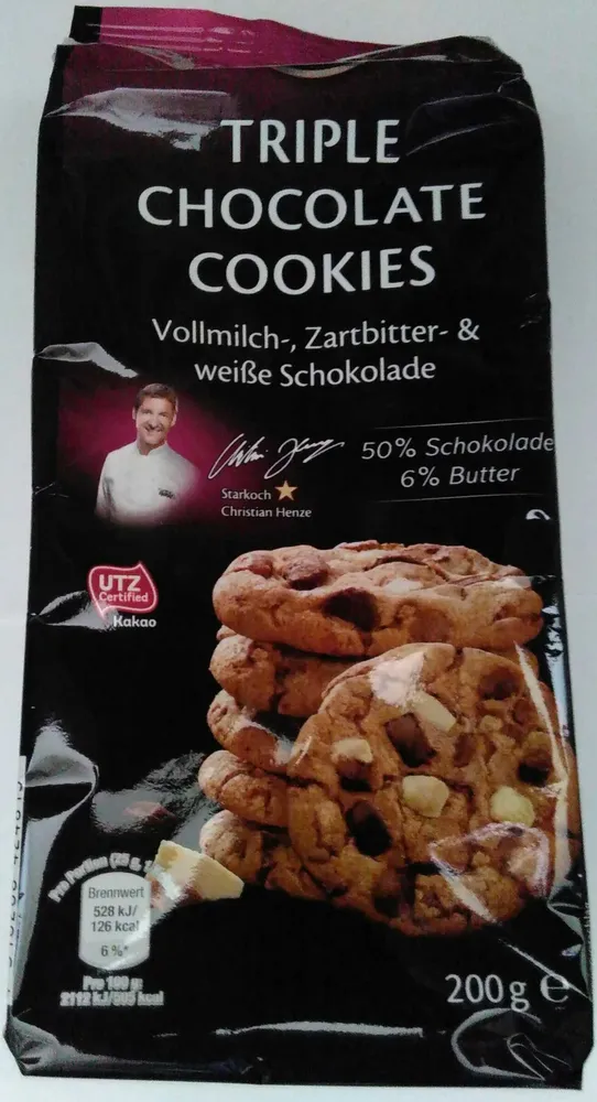 Triple Chocolate Cookies