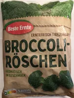 Broccoli-Röschen tiefgefroren