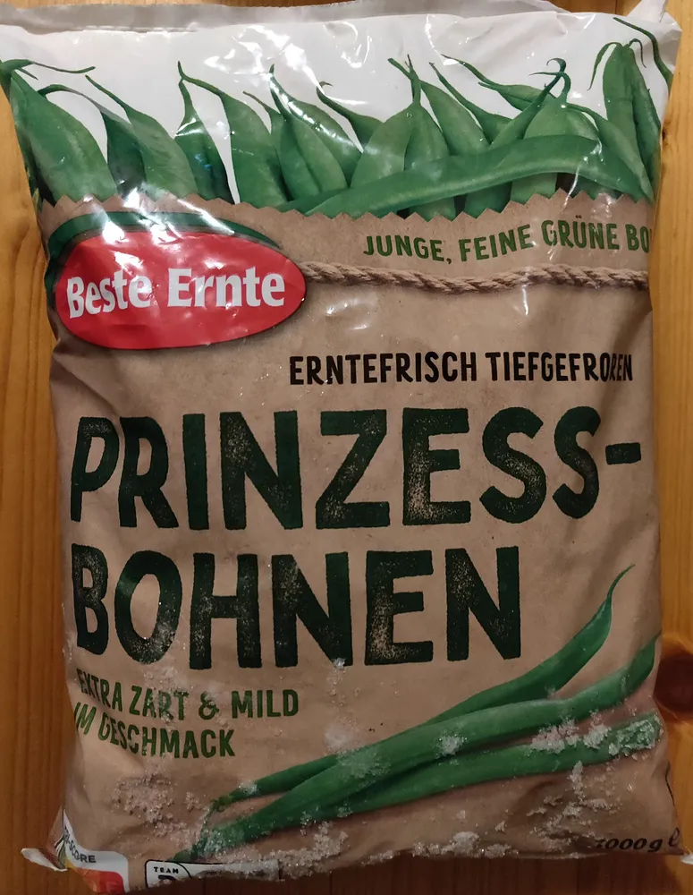 Prinzess-Bohnen, tiefgefroren