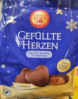 Gefüllte Herzen Vollmilch
