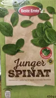 Gemüse Spinat, gehackt