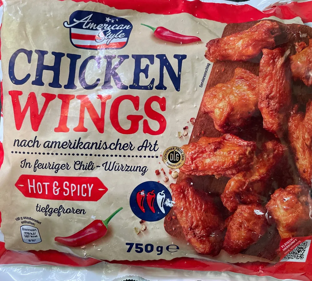 Chicken Wings tiefgefroren