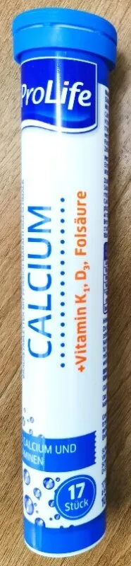 Calcium + Vitamin K1, D3, Folsäure