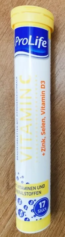 Vitamin C + Zink, Selen, Vitamin D3