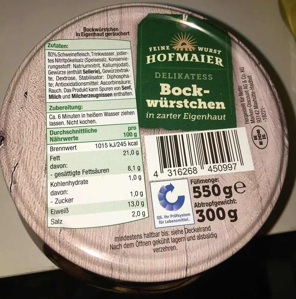 Bockwürstchen