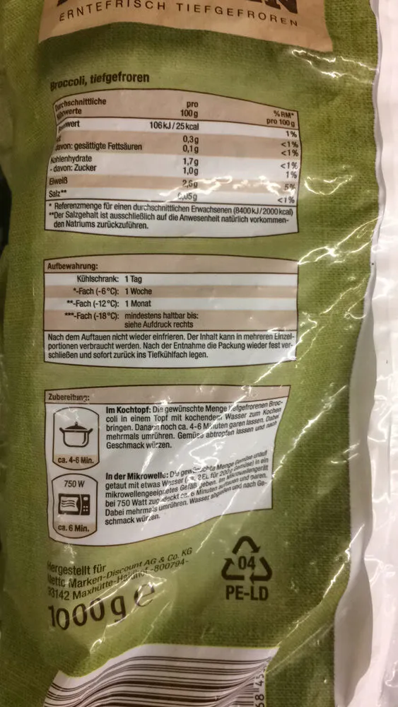 Brokkoli Röschen