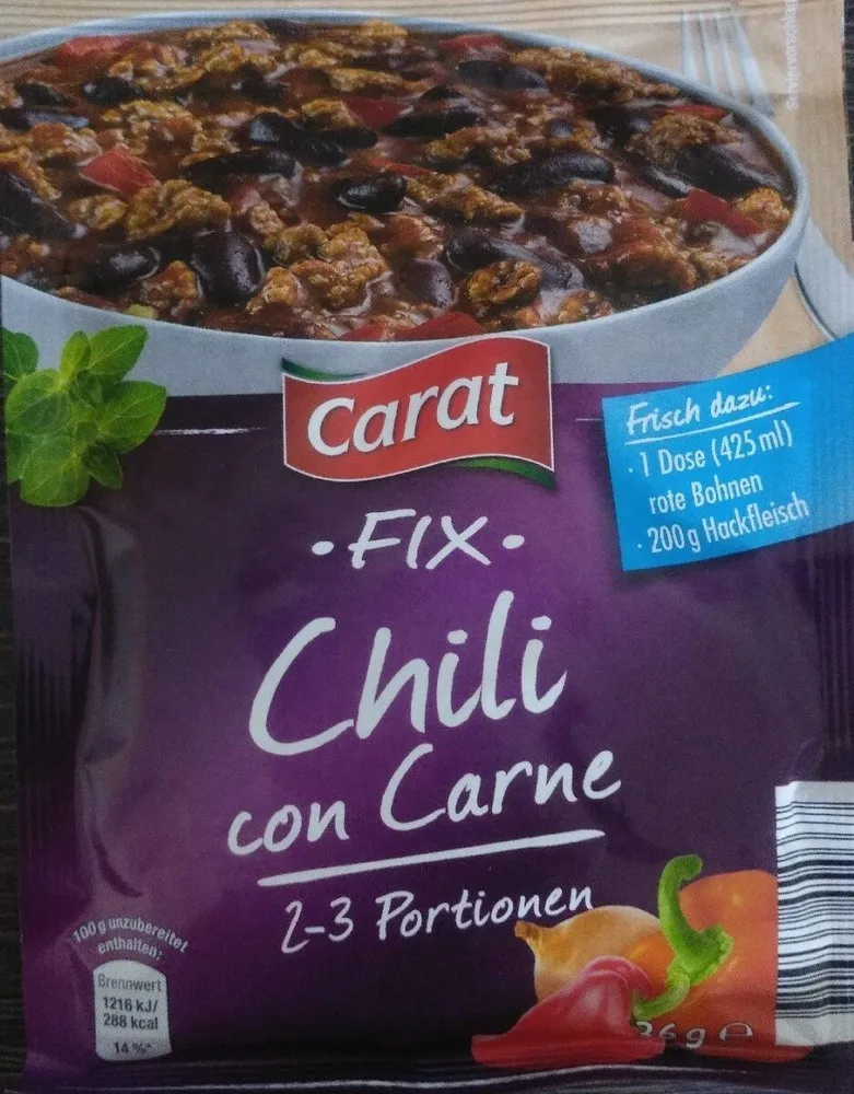 Carat Fix Chili Con Carne