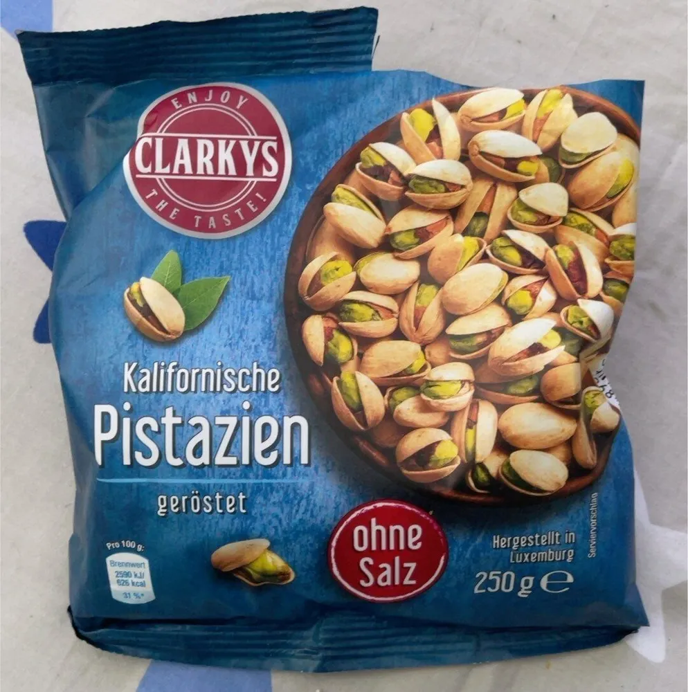 Kalifornische pistazien geröstet