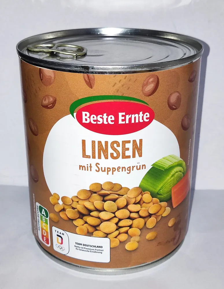 Linsen mit Suppengrün