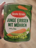 Junge Erbsen mit Möhren extra fein