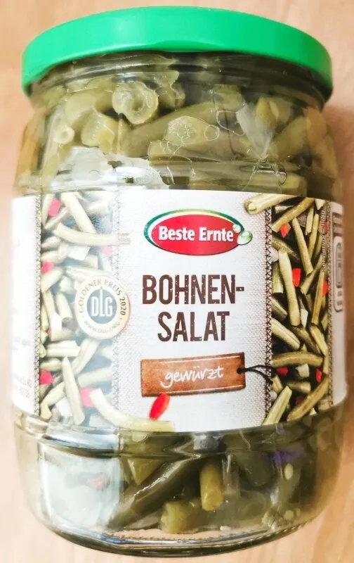 Bohnensalat, gewürzt