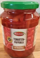 Tomaten-Paprika in Streifen