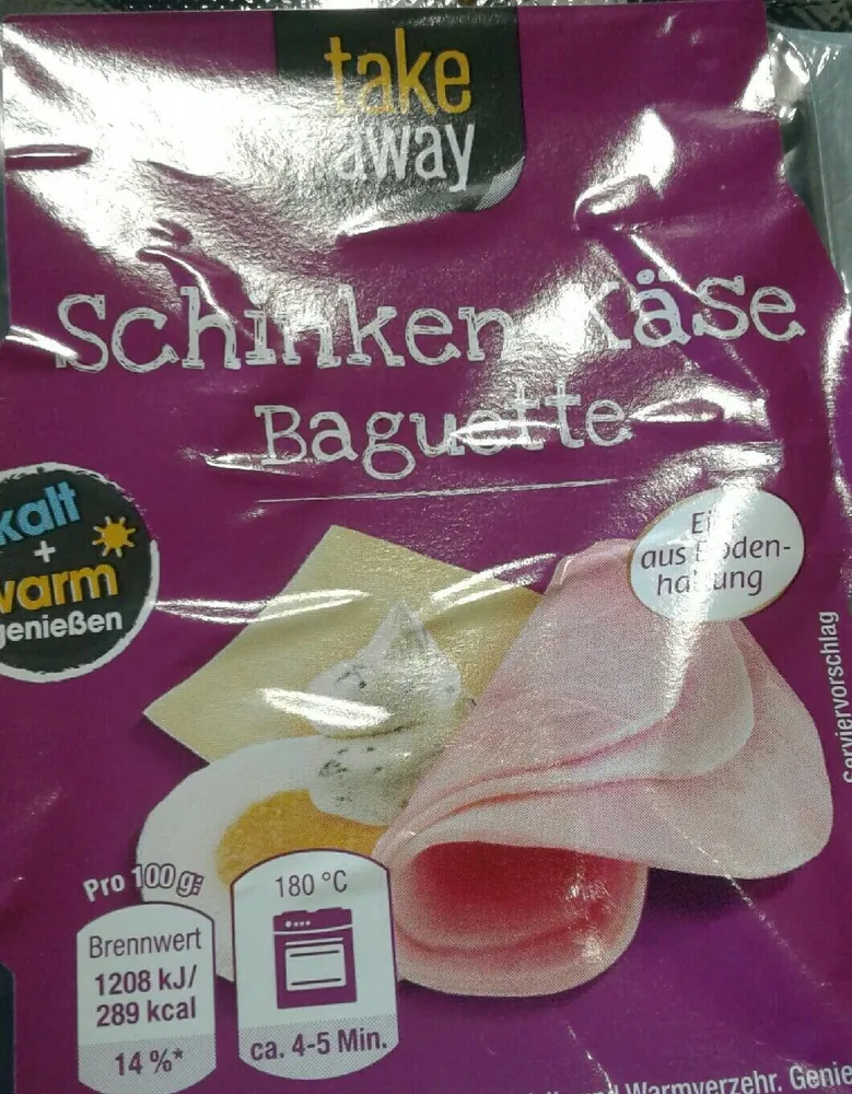 Schinken-Käse-Baguette