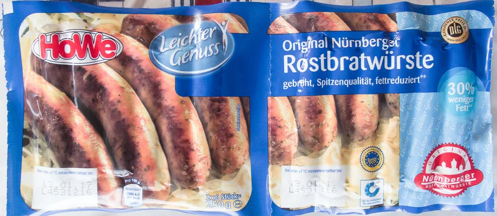 Original Nürnberger Rostbratwürste