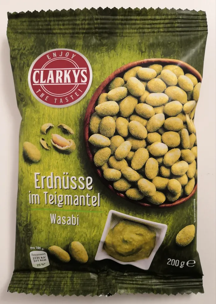 Erdnüsse im Teigmantel Wasabi