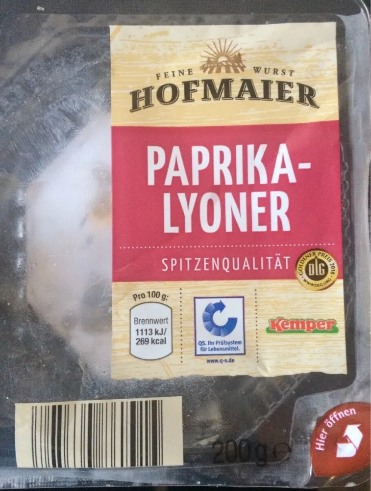 Paprika-Lyoner