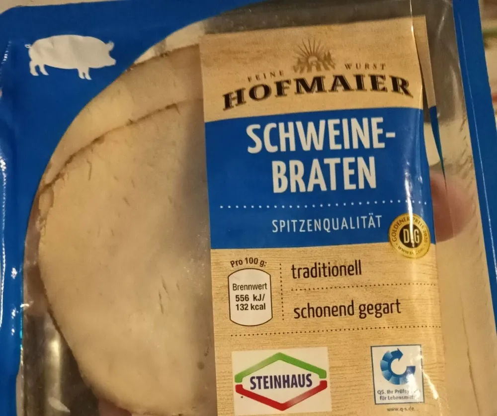 Schweinebraten Ausschnitt