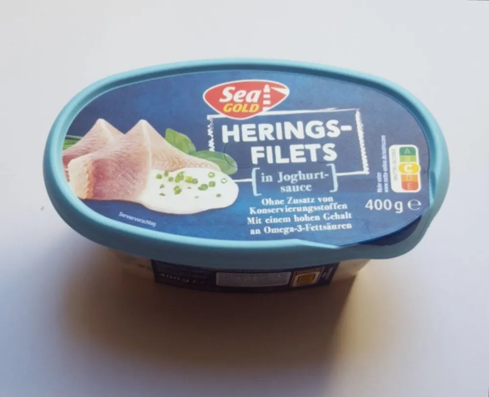 Heringsfilets in Joghurtsauce