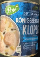 Königsberger Klopse mit Kartoffeln und Kapernsauce