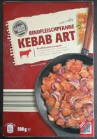 Rindfleischpfanne Kebab Art