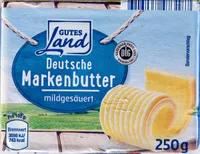 Deutsche Markenbutter mildgesäuert