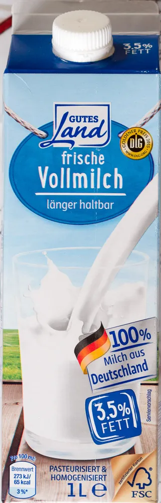 frische Vollmilch