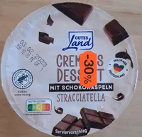 Cremigea Dessert mit Schokoraspeln