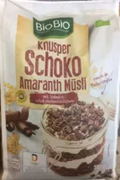 Knusper Schoko Amaranth Müsli