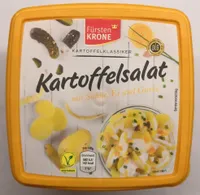 Kartoffelsalat mit Sahne, Ei und Gurke
