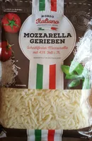 Mozzarella gerieben