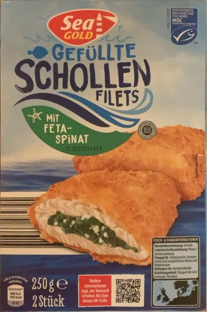 Gefüllte Schollen Filets
