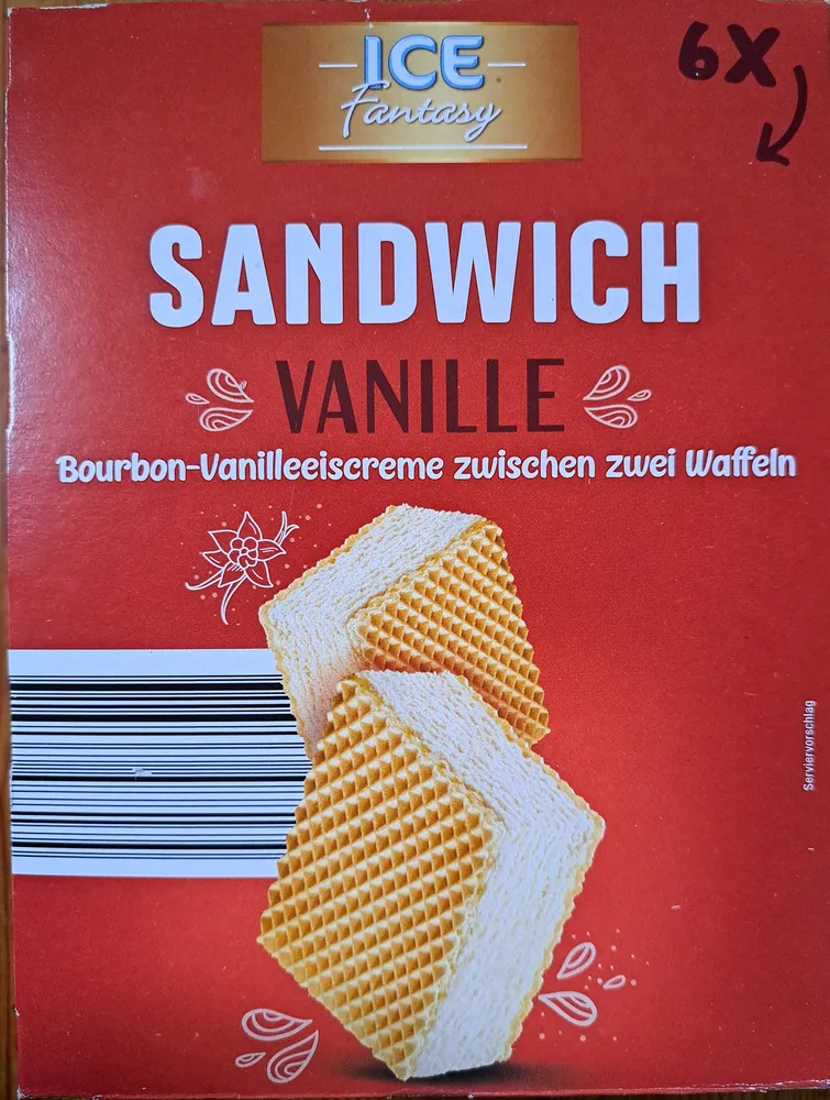 Sandwich Vanille