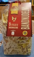 Schmale gewalzte Bandnudeln