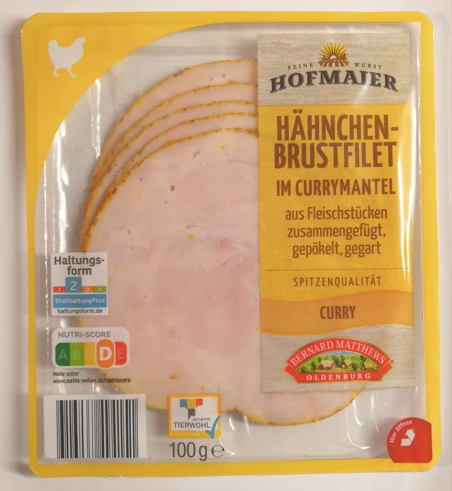 Hähnchen-Brustfilet im Currymantel