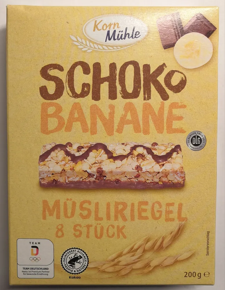 Müsliriegel - Schoko-Banane