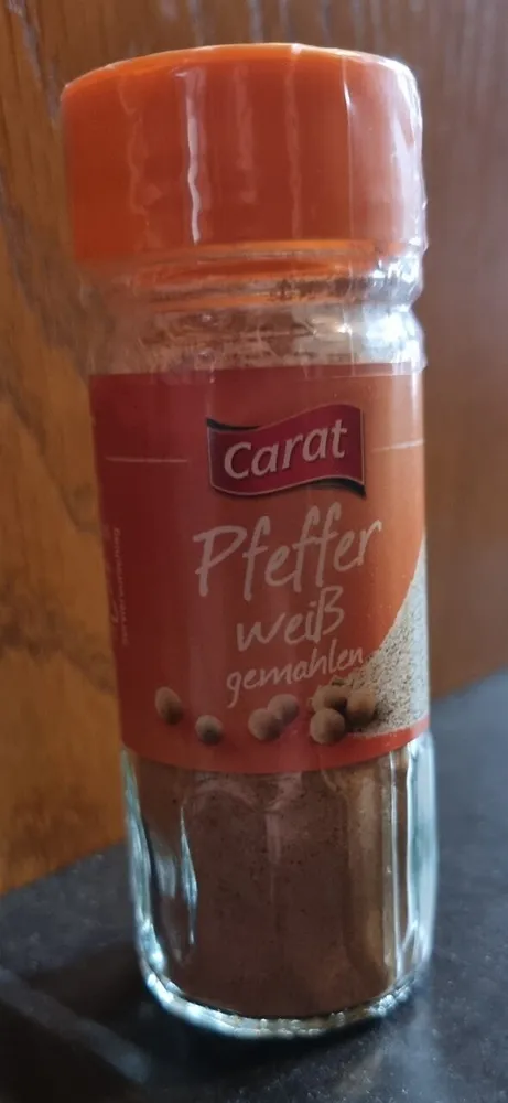 Pfeffer Weiß gemahlen