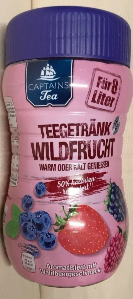 Captains Tea Für 8 Liter Teegetränk Pfirsich